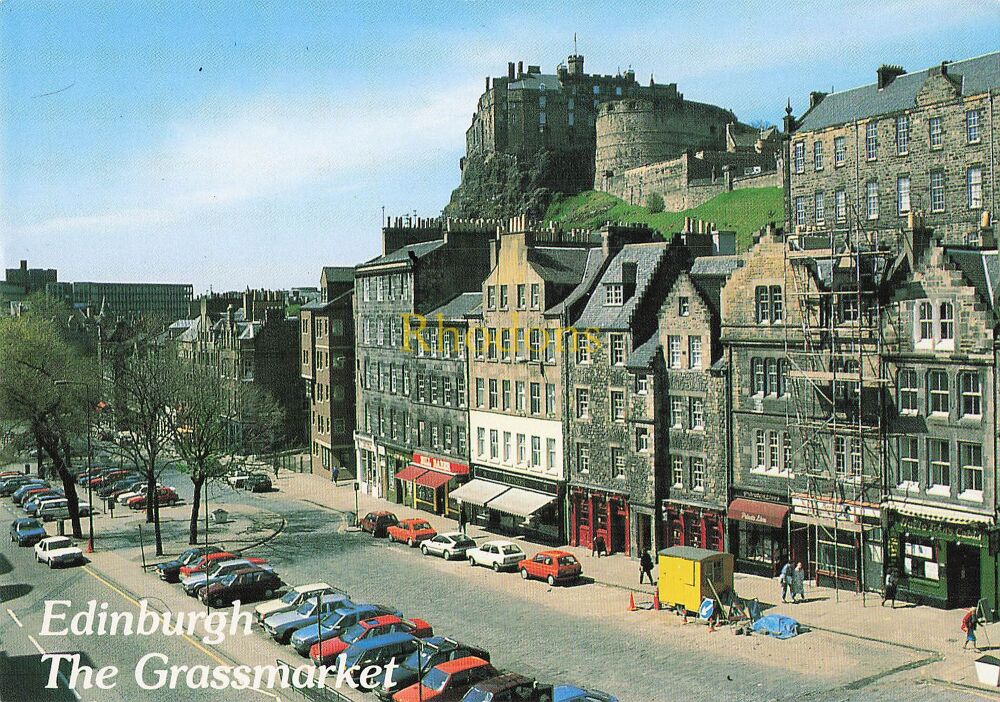 Scotland Postcard-Edinburgh, The Grassmarket-Whiteholme of Dundee Colour Photo PC