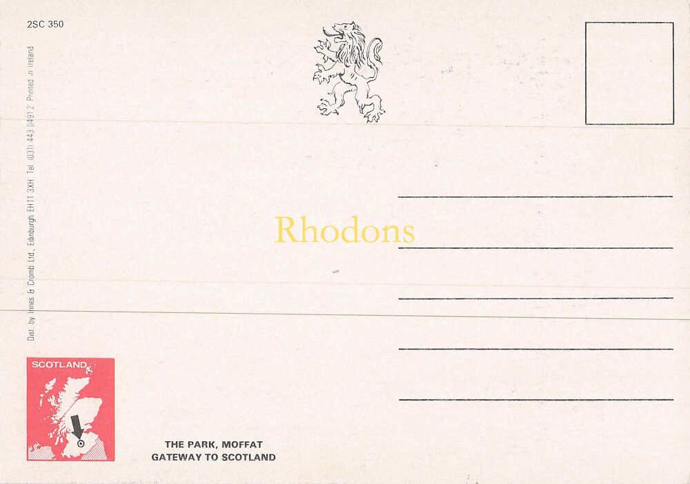 Scotland Postcard-The Park, Moffat, Dumfries and Galloway-Innes & Cromb Ltd Colour Photo PC