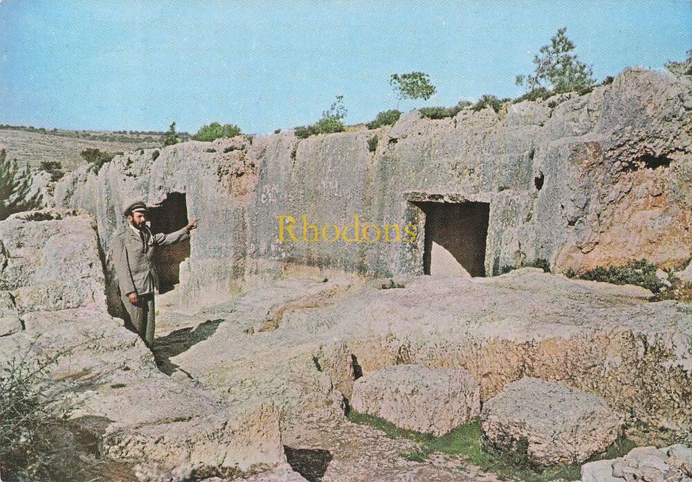 Israel Postcard-Jerusalem, The Sanhedrin Tombs-Palphot Herzlia Colour Photo PC