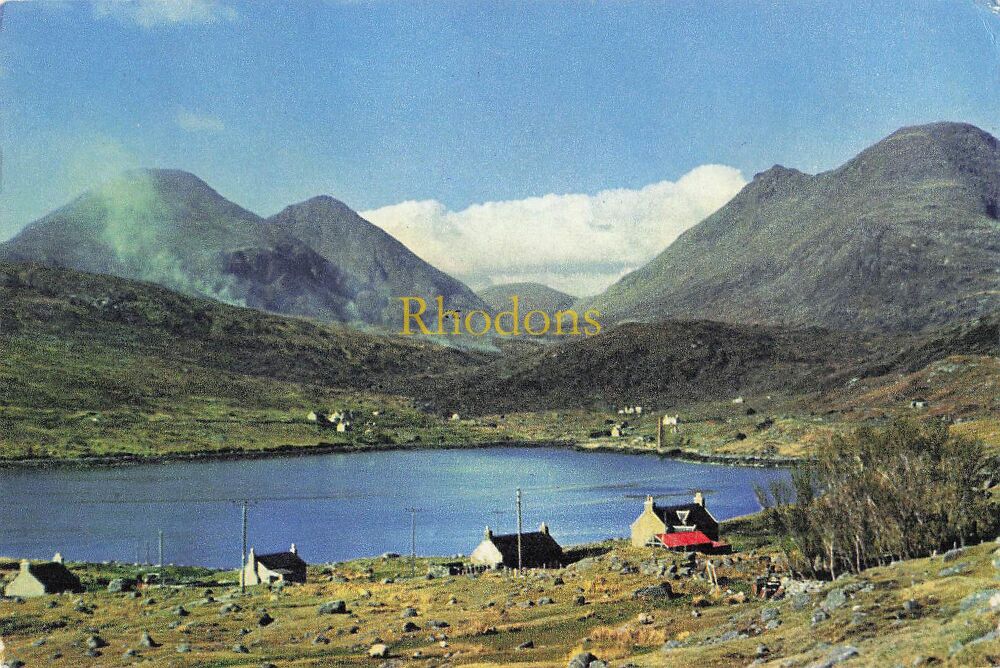 Scotland Postcard-The North Hills of Harris, Outer Hebrides-1960s J Arthur Dixon Natural Colour PC