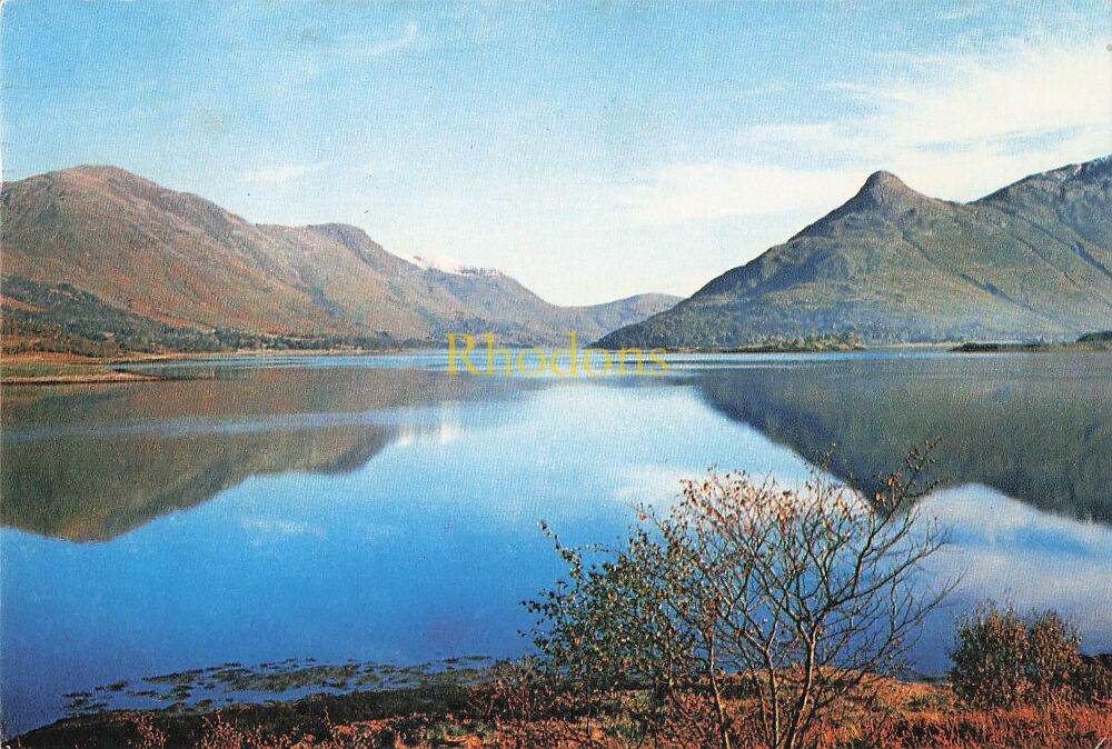 Scotland Postcard-Loch Leven, Argyll-1970s J Arthur Dixon Natural Colour PC