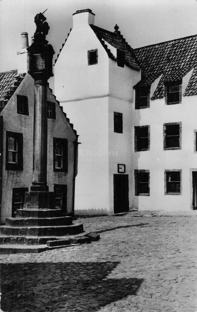 Scotland Postcard-The Study at Mercat Cross, Culross-National Trust For Scotland RPPC