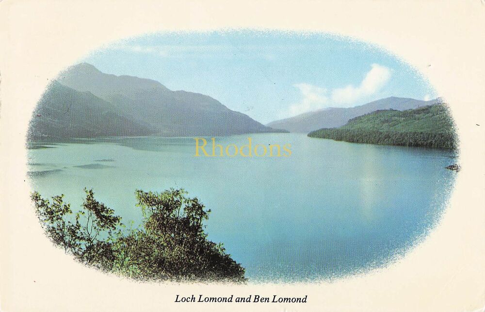 Scotland Postcard-Loch Lomond and Ben Lomond-1970s Colour Photo View