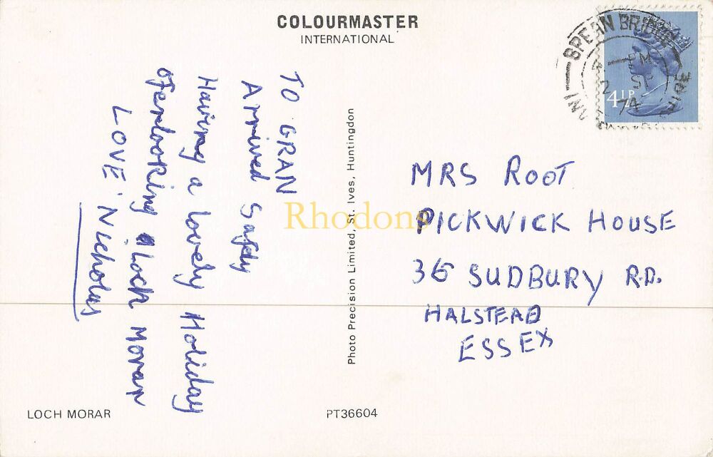 Scotland Postcard-Loch Morar, Scottish Highlands-1970s Colour PC-Photo Precision Ltd