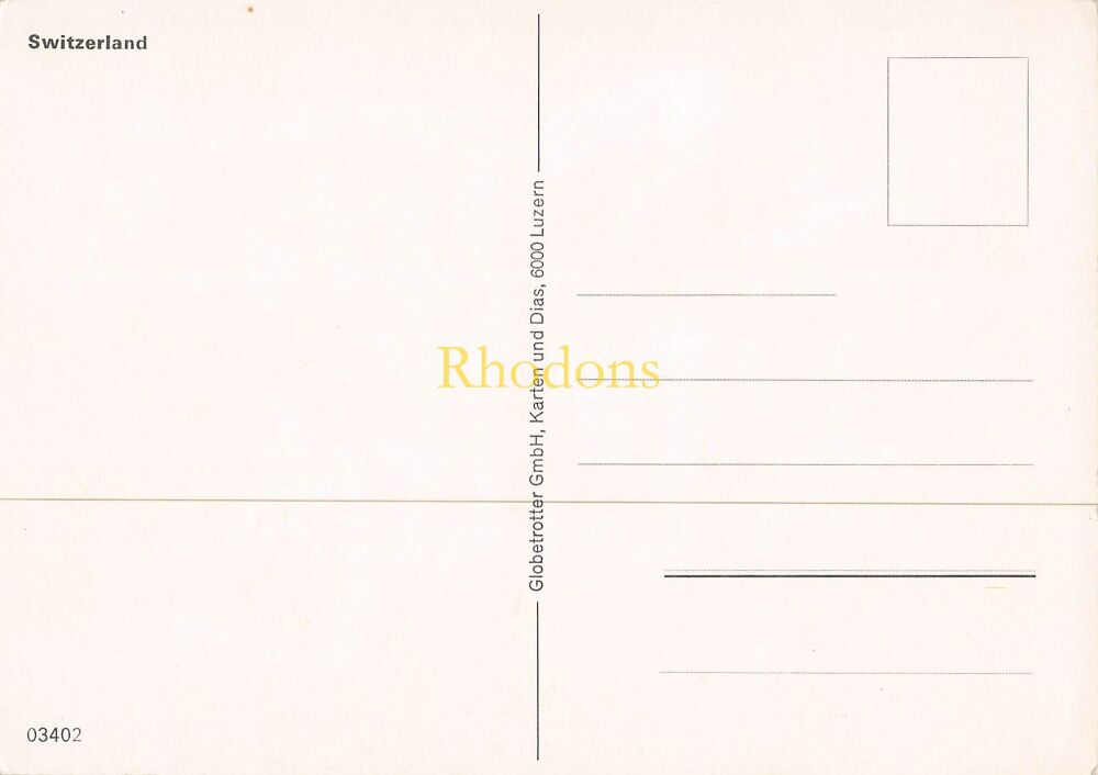 Switzerland Postcard-Swiss Alpine Costume and Prize Cow With Large Bell-Circa 1970s Colour Photo View PC