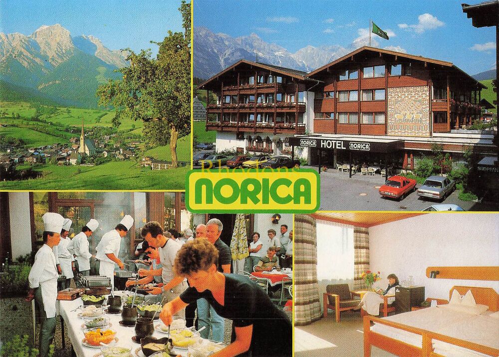 Austria Postcard-Hotel Norica, Maria Alm am Steinenen Meer, Austria-Circa 1990s Multiview PC