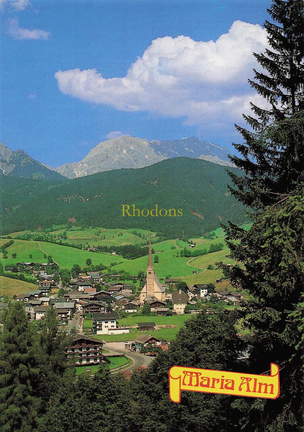 Austria Postcards-Maria Alm am Steinenen Meer, Austria-Circa 1990s Colour P