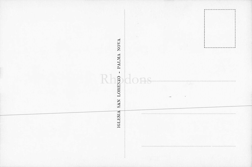 Spain Postcard-Iglesia San Lorenzo, Palma Nova-Circa 1990s Colour Photo PC