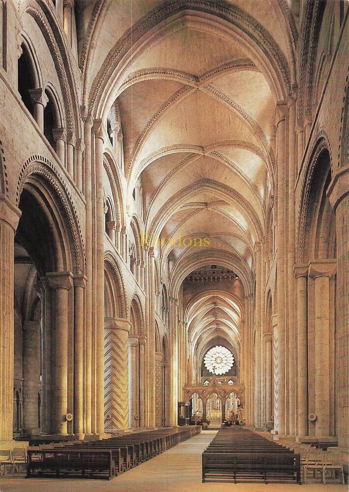 Durham Postcard-Durham Cathedral, The Nave-Judges Colour Photo PC