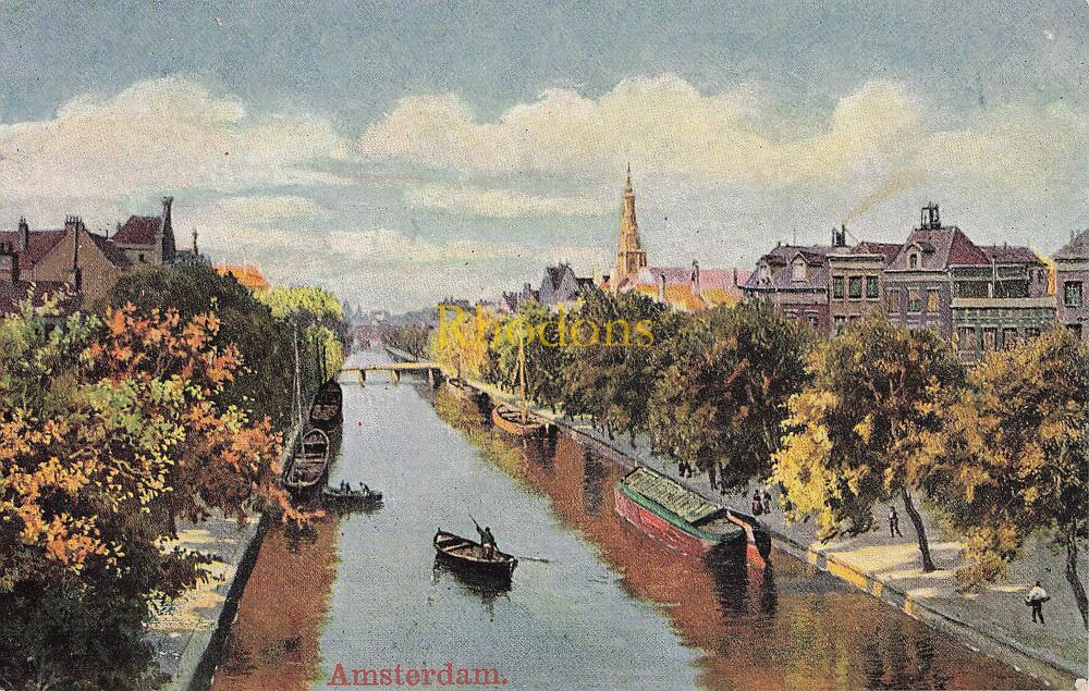 Holland Postcards-Amsterdam, The Netherlands, Early 1900s S Hildesheimer Series No 5332 PC