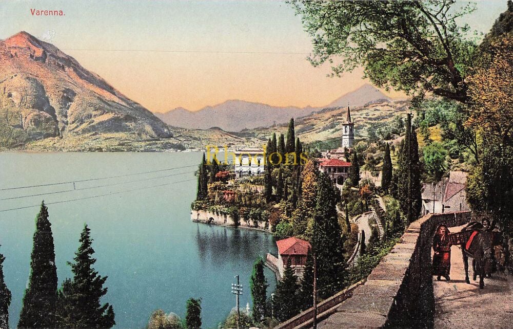 Italy Postcard-Varenna, Italy-Vintage Kunali & Buhrer, Torino PC
