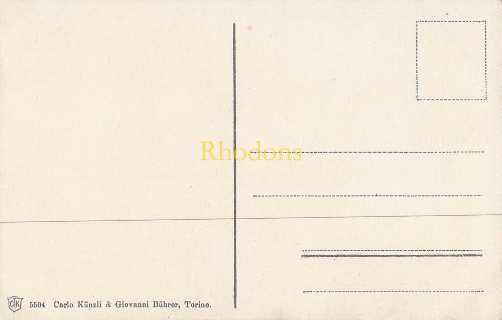 Italy Postcard-Varenna, Italy-Vintage Kunali & Buhrer, Torino PC