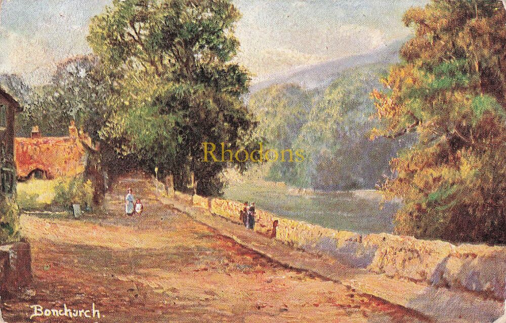 Isle of Wight Postcard-Bonchurch, IOW-Hildesheimer Isle of Wight Series No 5883 PC