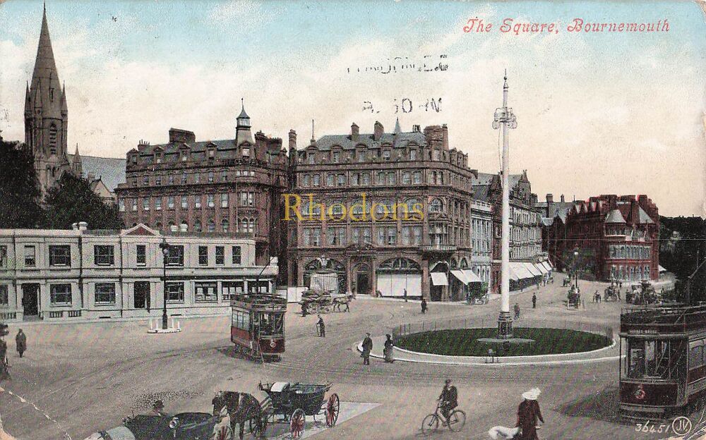 Genealogy Postcard-Mr H RUDLAND-Tilbury Booking Office Fenchurch Street Station, London-April 1907