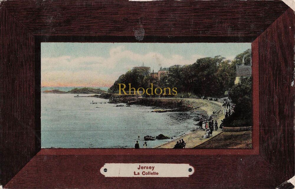 Genealogy Postcard-Mrs HALES, Shaftsbury Road, Forest Gate, London, From Herbert, July 1908 | Albert Smith, Jersey Postcard #504