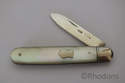 Silver and MOP Fruit Knife, Villiers & Jackson 1933