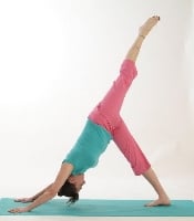 Personal Yoga - downward dog varitation