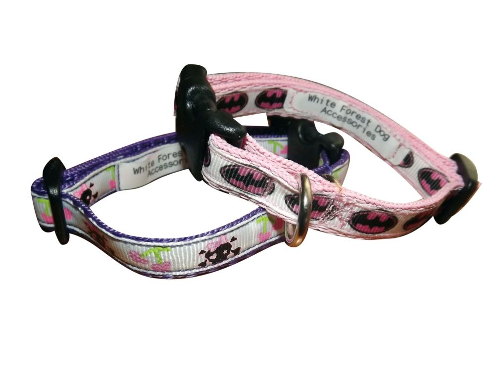 White Forest Small Plastic Buckle Collar