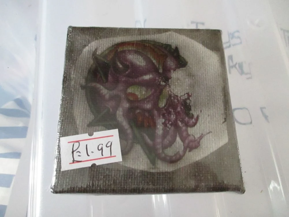 Cthulhu Skull - Test - 7cm Box Frame Canvas - JGPaws