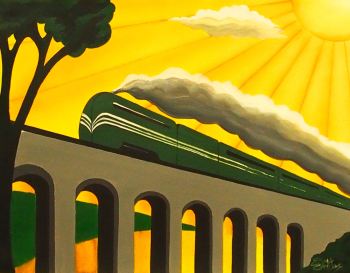 Art Deco Coronation Scot In Green Art Deco Coronation Scot In Green