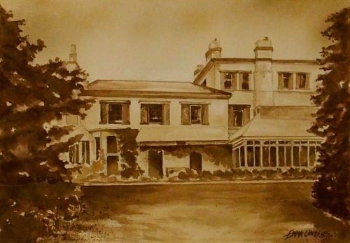 Ashfield House Agatha Christie's childhood home FRAMED PRINT