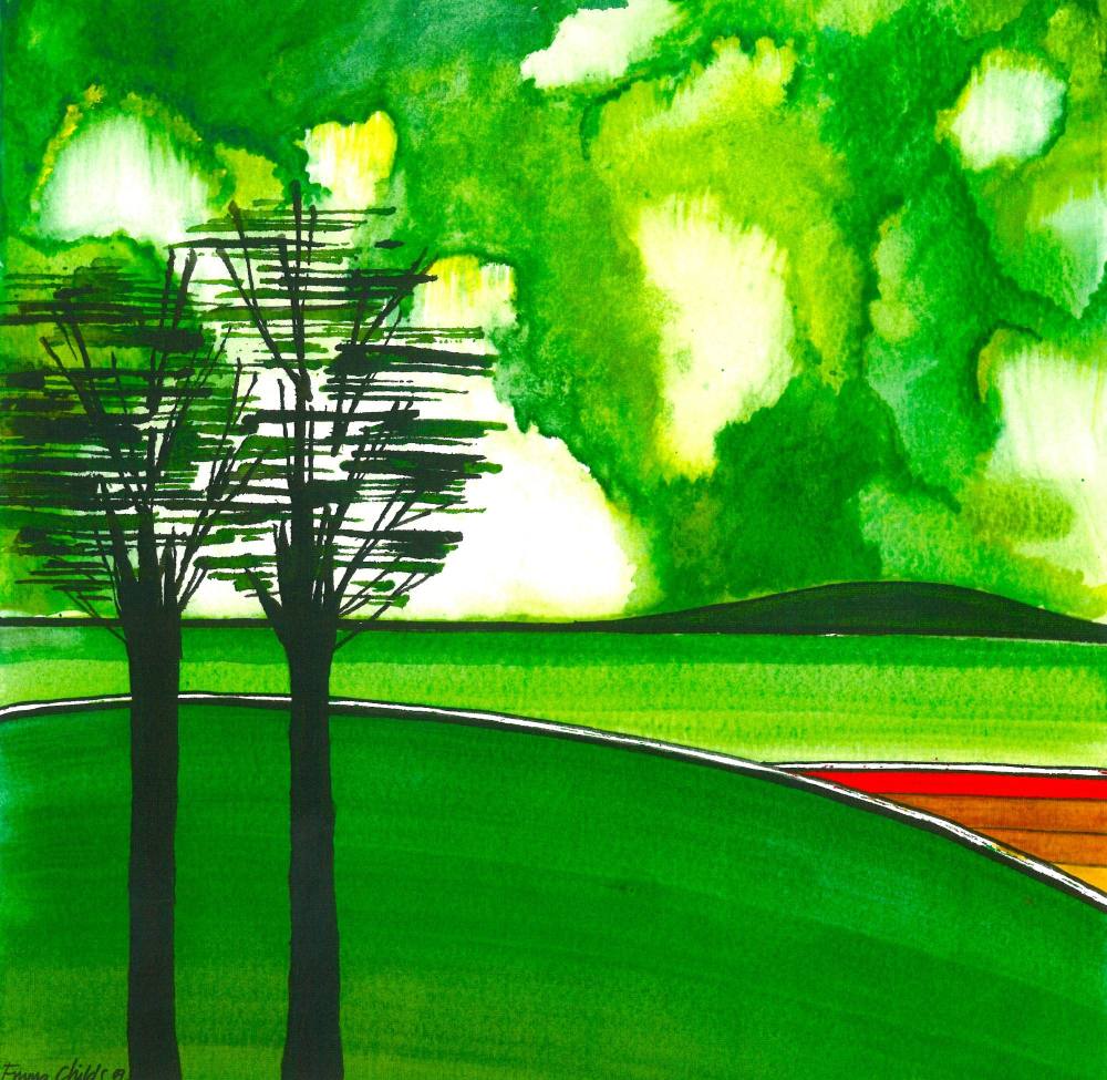 Greeting Card 'Green Island'