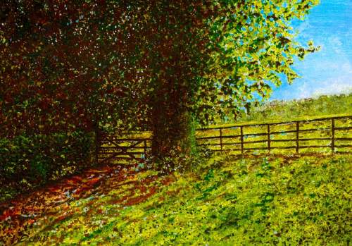 Greeting Card  'Willow Field'