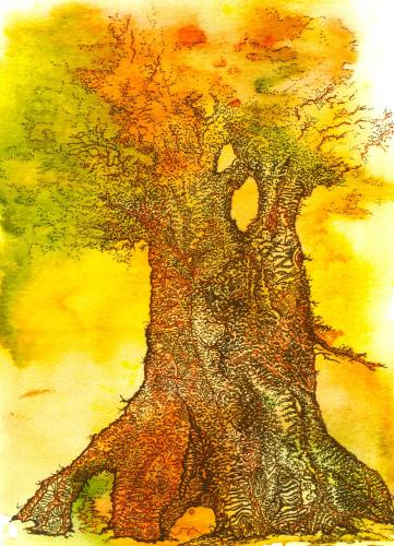 Greeting Card  'Autumn Oak'