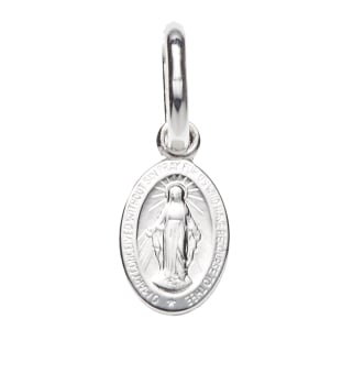 08mm  tiny Silver Miraculous Medal
