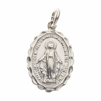 15mm Silver Miraculous Medal