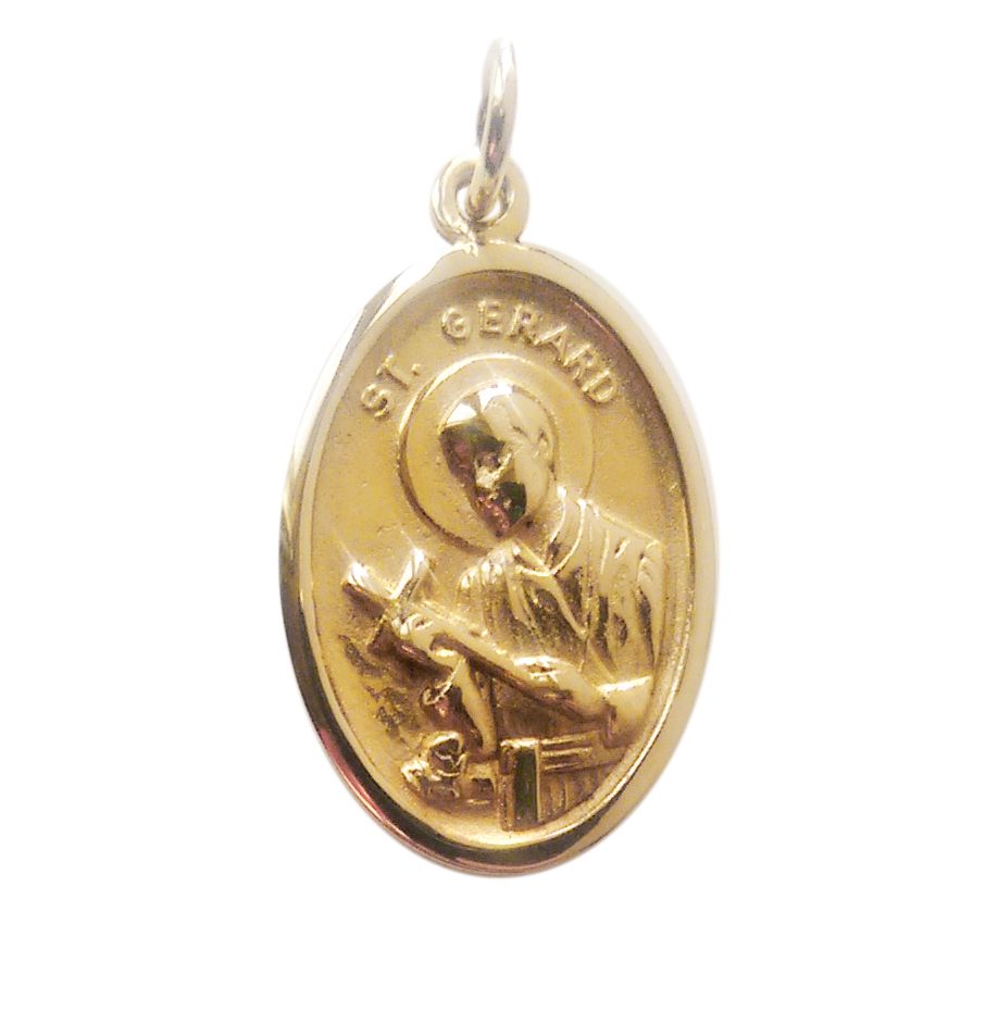 St Gerard 9ct Gold Medal