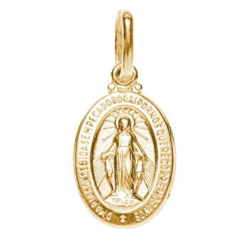 13mm 9ct Gold Miraculous Medal