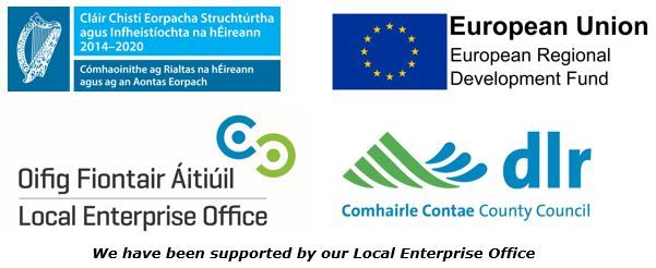 We are supported by our Local Enterprise Office DÃºn Laoghaire Rathdown