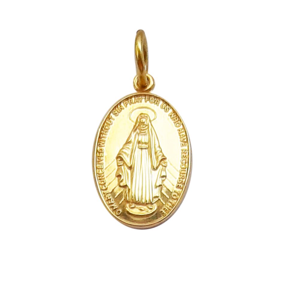 16mm 9ct Gold Miraculous Medal