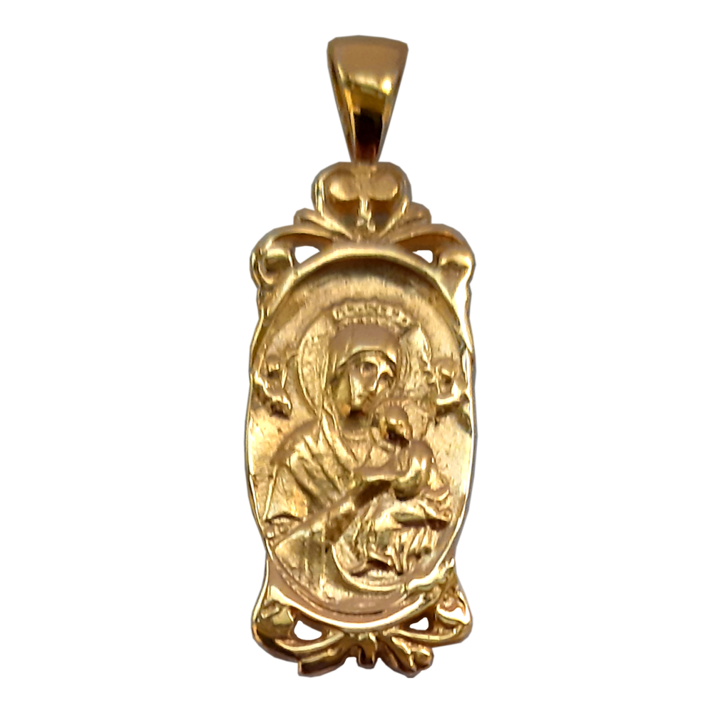 9ct Gold Our Lady of Perpetual Succour Medal
