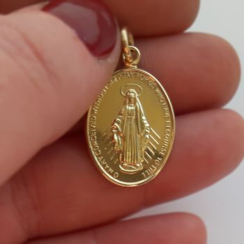 20mm 9ct Gold Miraculous Medal