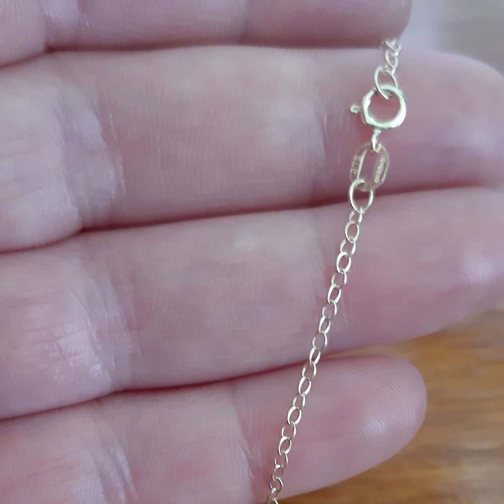 9ct Gold 18" Open Trace Chain
