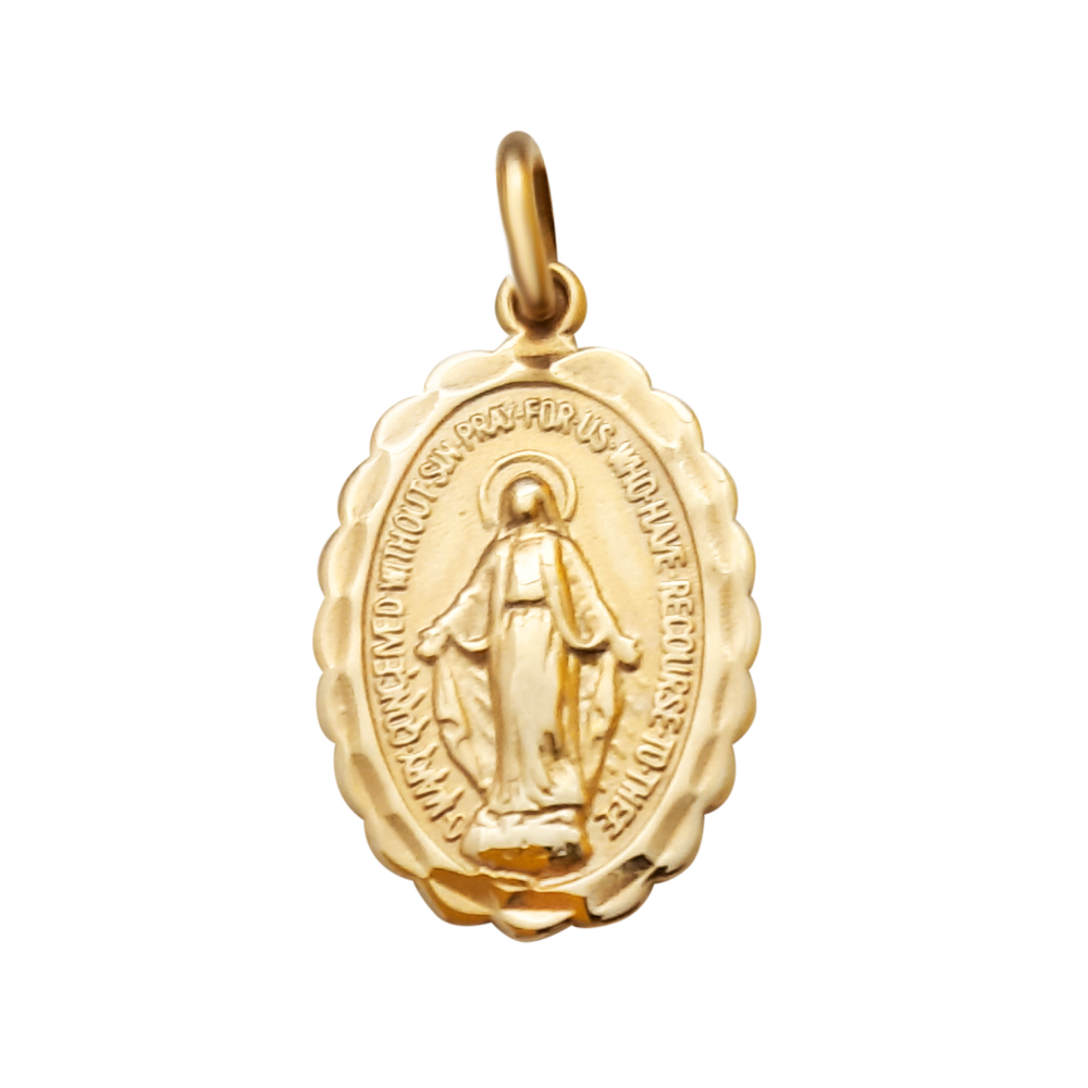 19mm 9ct Miraculous Medal