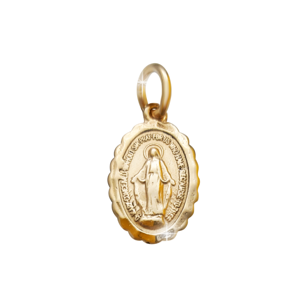 12mm 9ct Miraculous Medal