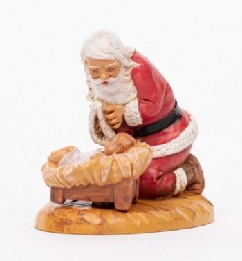 Santa Nicholas with Baby Jesus 8.5cm