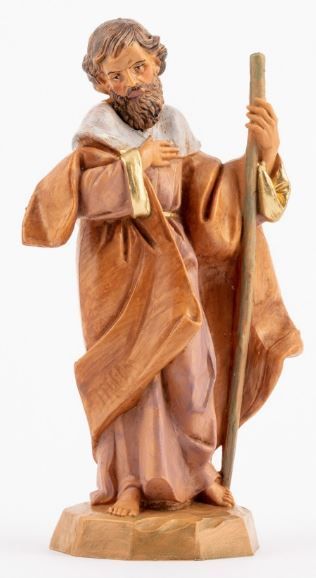 12cm St Joseph, Fontanini handcrafted
