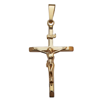9ct 31mm INRI Crucifix