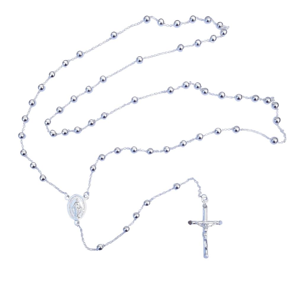 Sterling Silver Rosary Beads