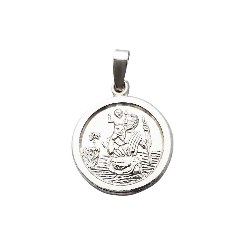 15mm 9ct St Christopher