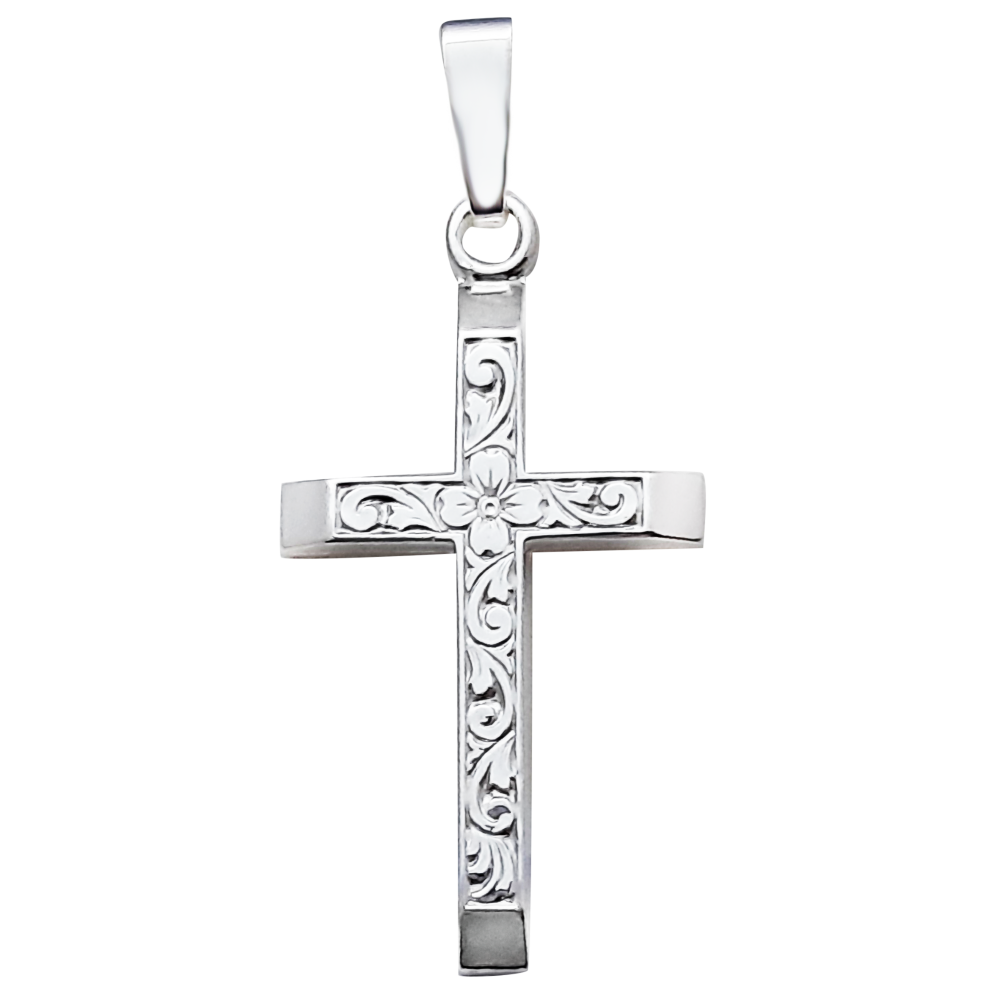 Sterling Silver Cross 27mm