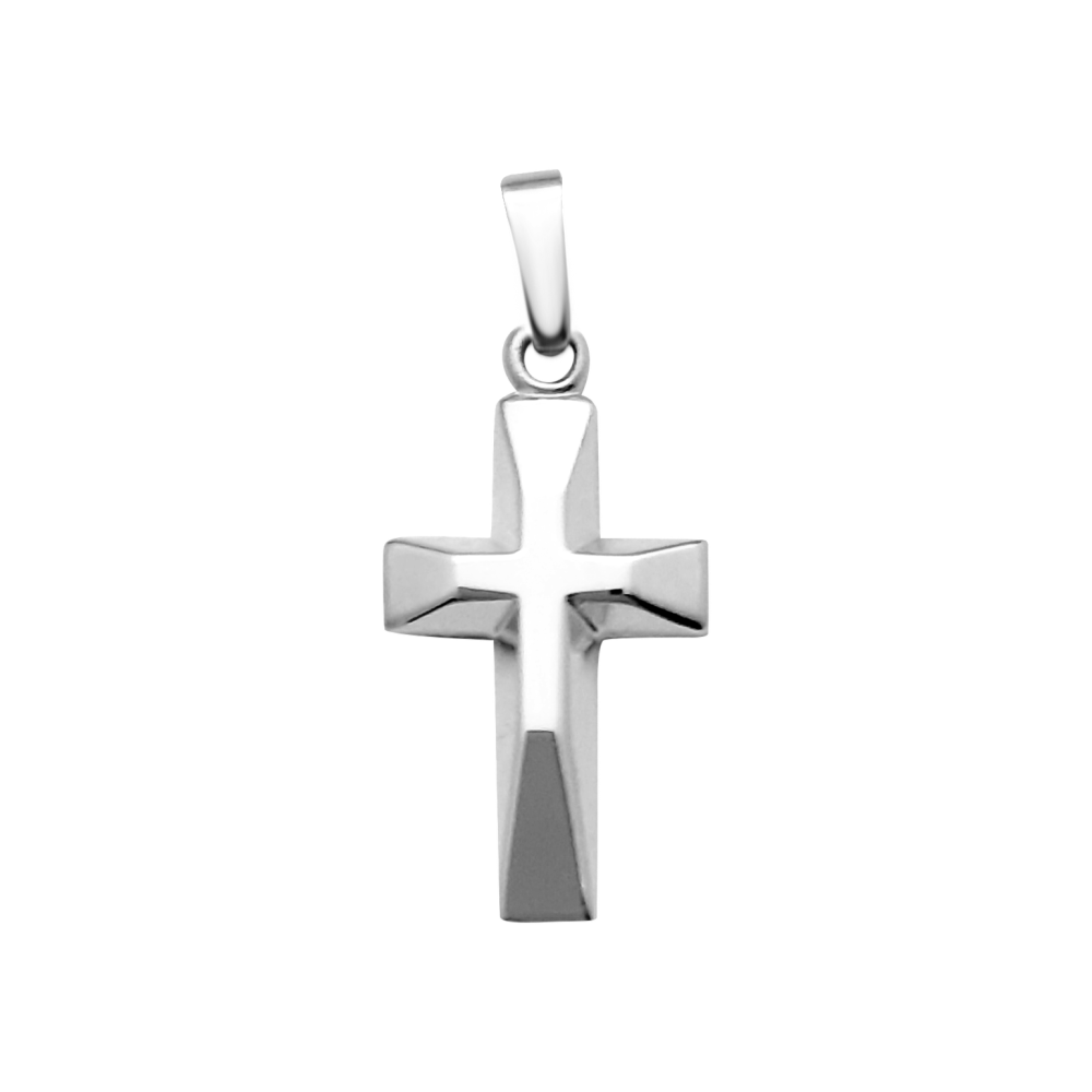 Sterling Silver Cross 3D