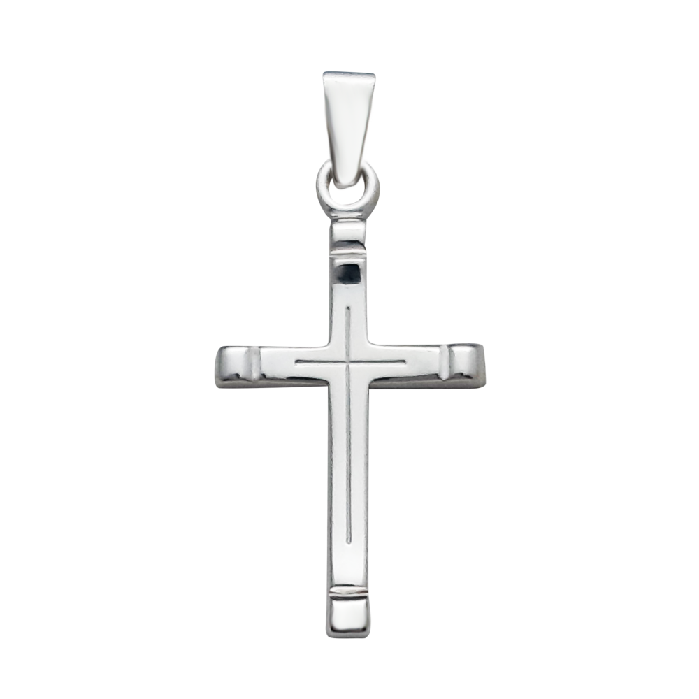 Sterling Silver 22mm Cross