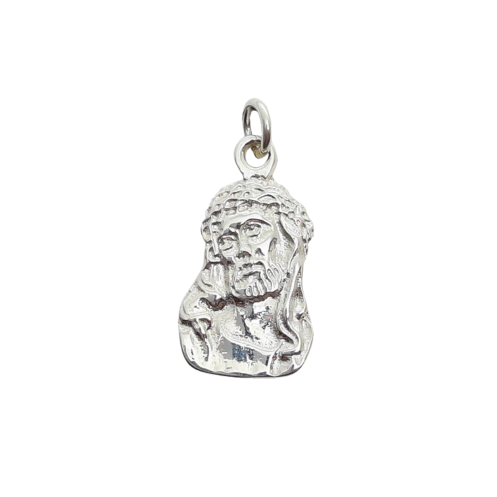Sterling Silver Face of Jesus, Small