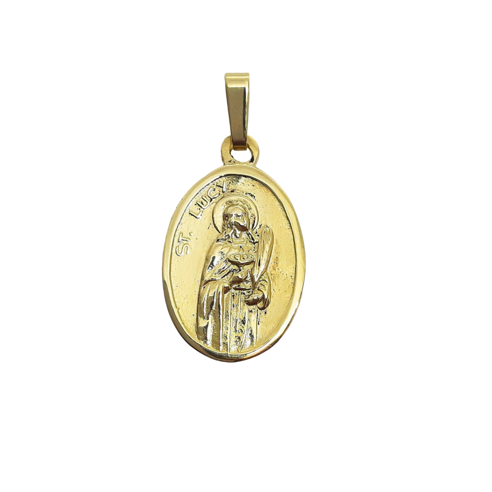9ct Gold St Lucy