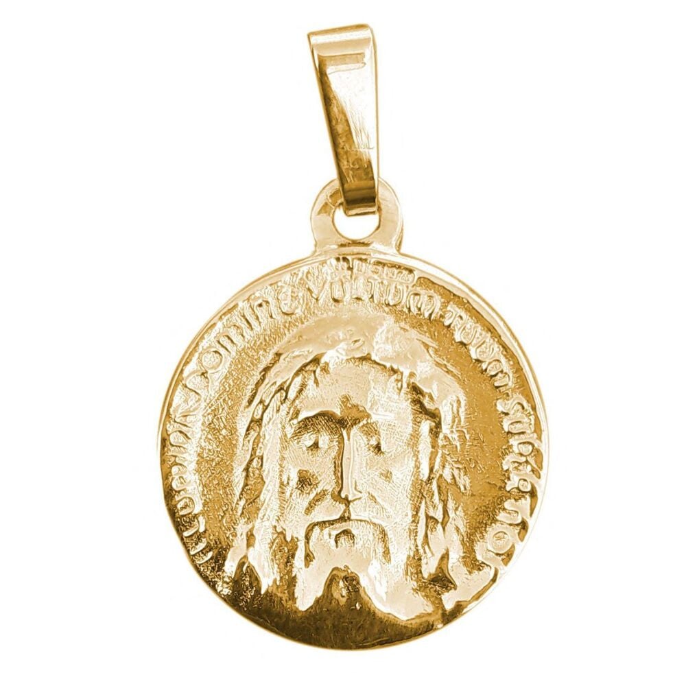 18mm  9ct Holy Face of Jesus